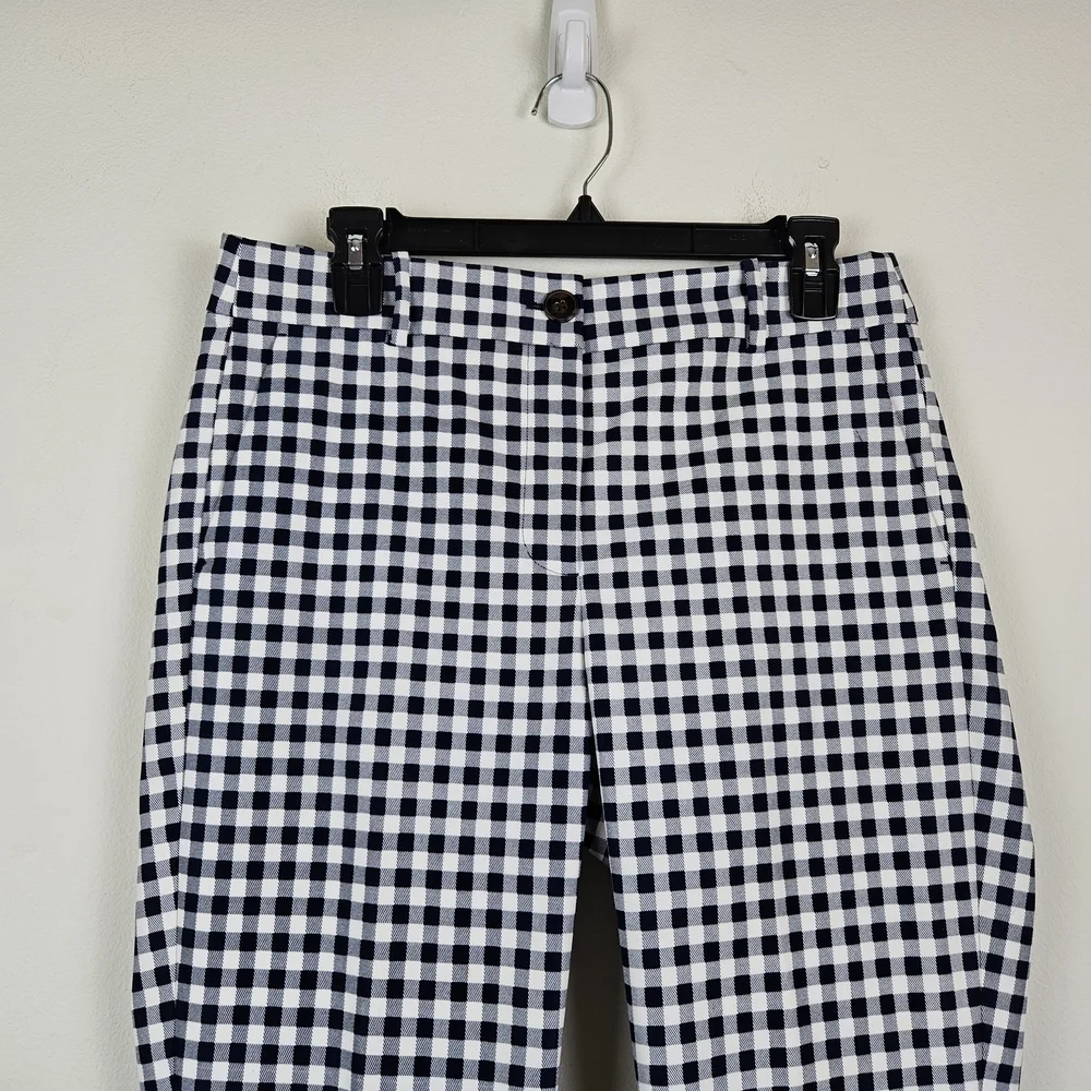 J.Crew Skimmer pant in gingham Size 8 Career Preppy